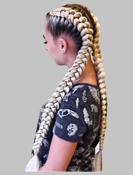 плетение кос на длинные волосы