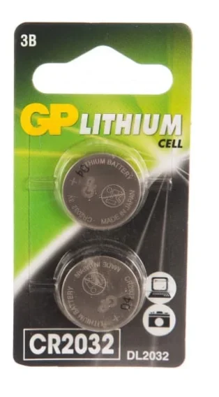 Фото для Батарейка CR2032 2шт GP