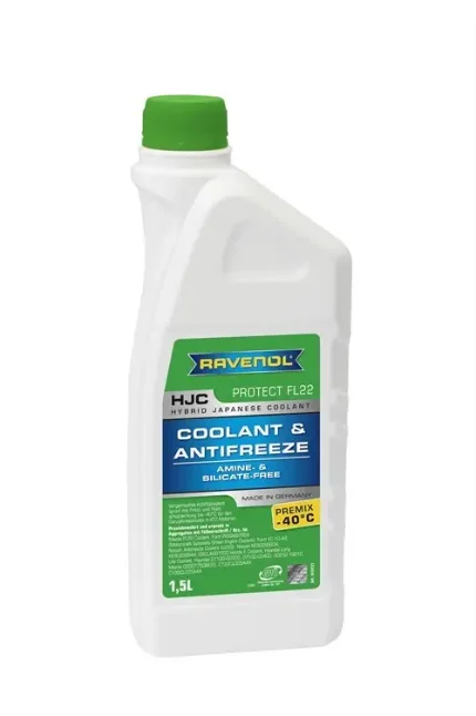 Фото для RAVENOL Антифриз HJC Hybrid Japanese Coolant PREMIX -40°C 1.5л. зеленый