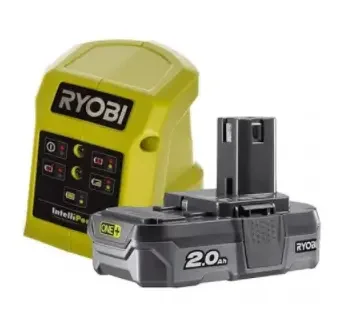Фото для Набор аккумулятор 18В 2.0Ач + зарядное устройство RC18115-120VSE Ryobi
