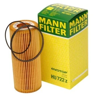 Фильтр масляный MANN HU722Z (OE0052)