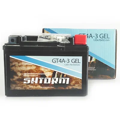 Фото для Аккумулятор SHTORM GT4A-3 GEL, Китай (120*70*92мм)