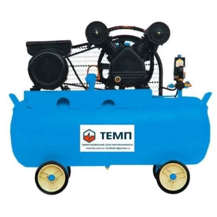 Фото для ТЕМП (оборудование) Компрессор 100л ресивер, 330 л/м, 10бар, 220В, 2,2кВт