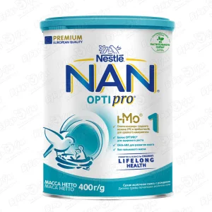 Смесь Nestle NAN OPTIPRO 1 молочная 400г с 0мес БЗМЖ