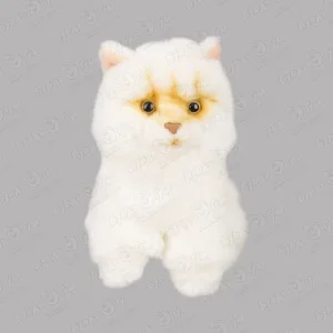 Фото для Игрушка мягкая Кошка белая 15см