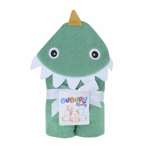 Фото для Полотенце Buburu Baby махровое Дракончик зеленый 90×90см