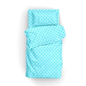 Фото для Комплект постельного белья Milo Звездочки 1,5спальный поплин 3предмета 