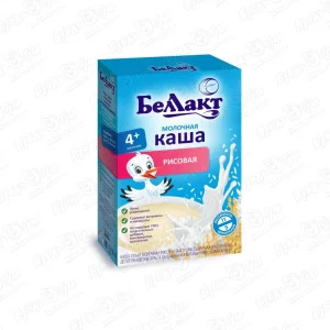 Каша Беллакт молочная рисовая 200г с 4мес БЗМЖ
