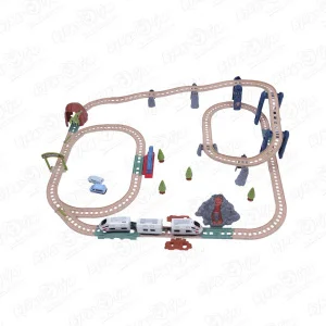 Железная дорога Lanson Toys Городской поезд световые звуковые эффекты