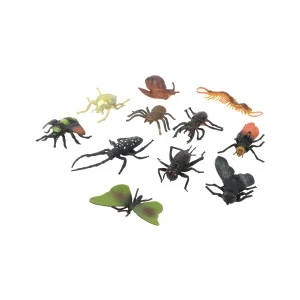 Фото для Набор Фигурки насекомых 8х14см 12шт