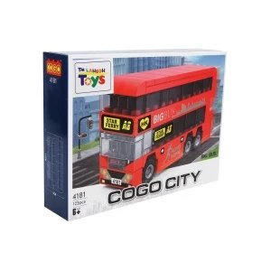 Фото для Конструктор Lanson Toys Двухэтажный автобус 123дет