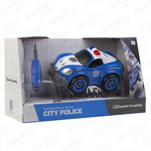 Машина полицейская сборная световые и звуковые эффекты