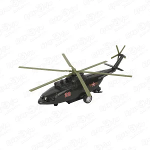 Модель Вертолет военно-транспортный Технопарк металлическая со световыми и звуковыми эффектами