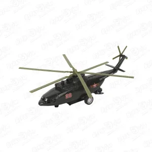 Фото для Модель Вертолет военно-транспортный Технопарк металлическая со световыми и звуковыми эффектами