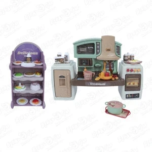 Фото для Набор игровой Мебель для куклы Кухня функциональная с продуктами