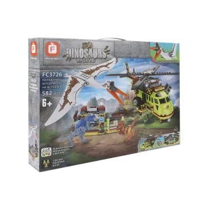 Фото для Конструктор Нападение кетцалькоатля на вертолёт 2в1 582дет