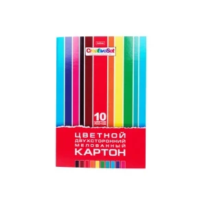 Фото для Картона цветной двухсторонний мелованный 10л