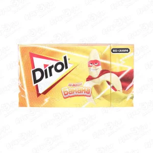 Резинка жевательная Dirol со вкусом банана 13,5г