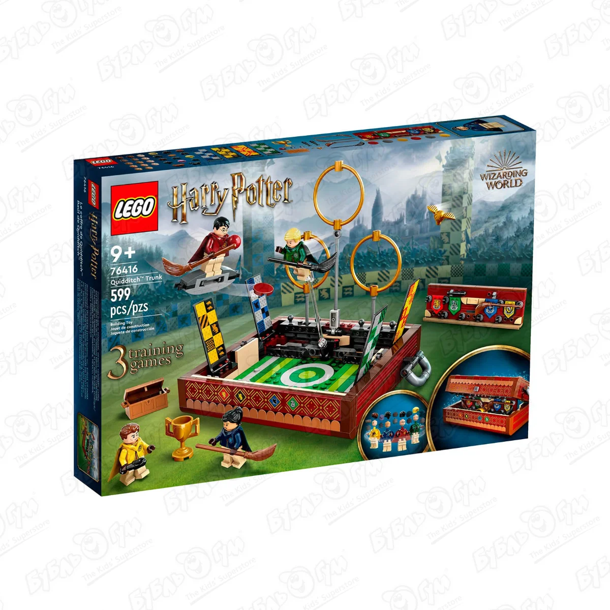 Конструктор Lego Harry Potter Сундук для квиддича 599дет