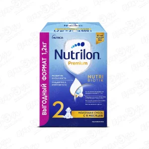 Смесь Nutricia Nutrilon Premium 2 молочная 1200г с 6мес БЗМЖ