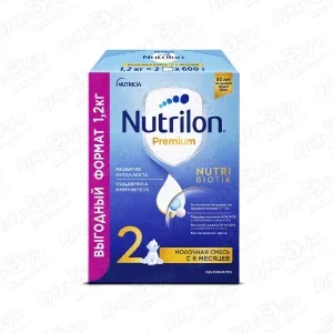 Фото для Смесь Nutricia Nutrilon Premium 2 молочная 1200г с 6мес БЗМЖ