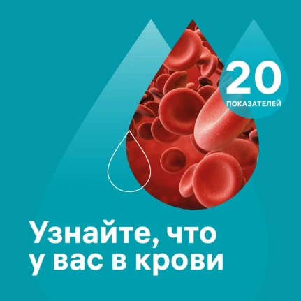 Биохимический анализ крови на основные 20 показателей