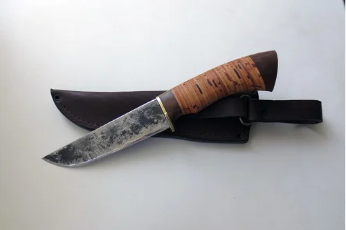 Нож "Лань" сталь 9ХС (береста)