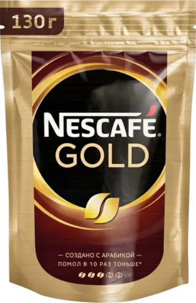 Кофе Нескафе Голд - это богатый вкус и насыщенный аромат в особой золотой обжарке зерен Арабики.