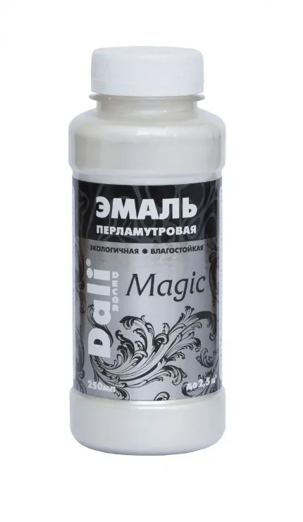 Фото для Эмаль акриловая перламутровая Dali Decor Magic Серебро 0,25 л РОГНЕДА