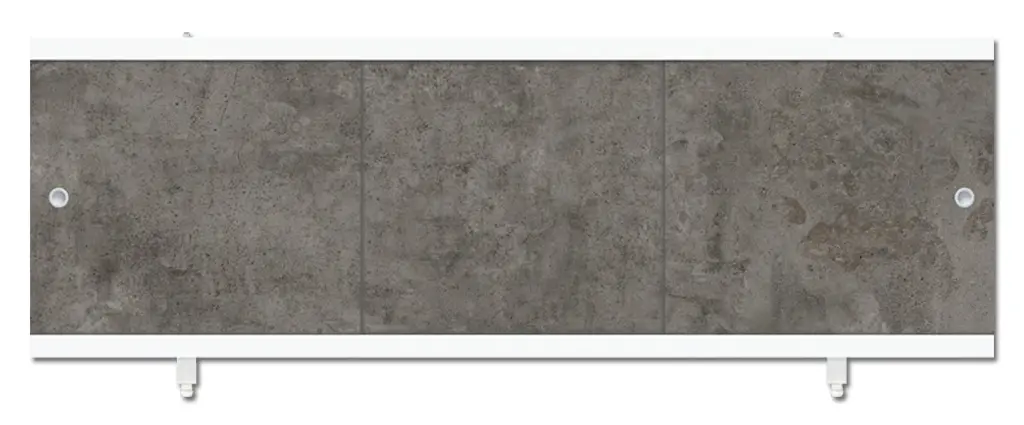 Экран п/в "Монолит-М" 150см бетон коричневый 1480*560*22 МетаКам