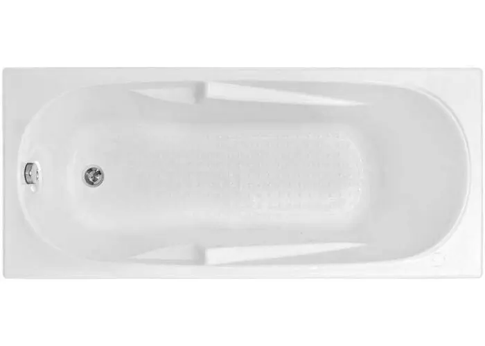 Ванна акриловая NEPTUN белая метал каркас + ножки + автослив 1700*700*530(500) BAS