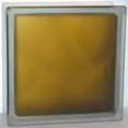 Стеклоблок Волна бронзовый матовый 190*190*80 Glass Block