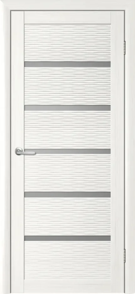 Фото для Полотно дверное глянец белый стекло матовое 700*2000*40 ФРЕГАТ