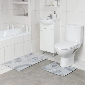 Фото для Набор ковриков для ванны и туалета ТИГА 40х50 см/50х80 см 2шт