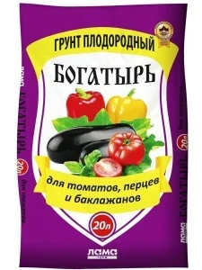 Фото для Биогрунт Для томатов, перца и баклажанов Богатырь 20л