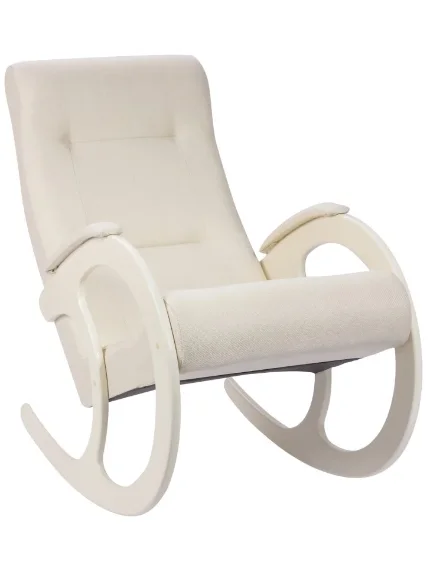 Кресло-качалка Блюз Модель 3 (Венге/Ткань бежевый Malta 01)