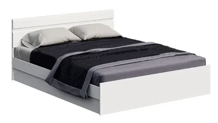 Фото для С/Г Нэнси New Кровать 1,6м (Белый глянец холодный)