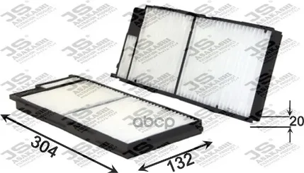 Фото для Фильтр Салона Pc-115b/C Js Asakashi Ac-1506set (Комп-Кт Из 2-Х Штук) JS Asakashi арт. AC-1506SET