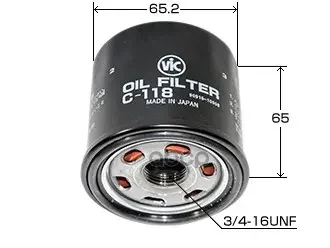 Фото для Фильтр Масляный C-118 Vic (Япония) VIC арт. C118