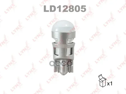 Фото для А/Лампа T10 12v W5w Ld12805 Светодиодная Led 6500k W2,1x9,5d Smdx1 Lyxauto LYNXauto арт. LD12805