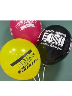Фото для Набор воздушных шаров "С Днем рождения"