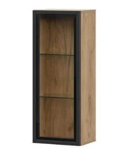 Фото для Шкаф навесной со стеклом Милан