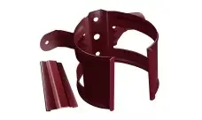 Фото для Кронштейн трубы на дерево (90мм) RAL3005 красное вино