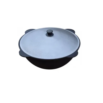 Фото для Казан чугунный 4л с крышкой