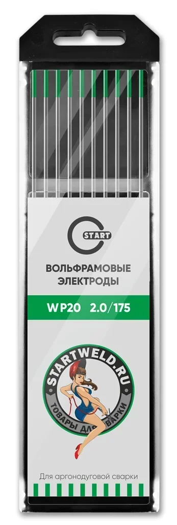 Фото для Вольфрамовый электрод WP 2,0/175 (зеленый) WP2020175