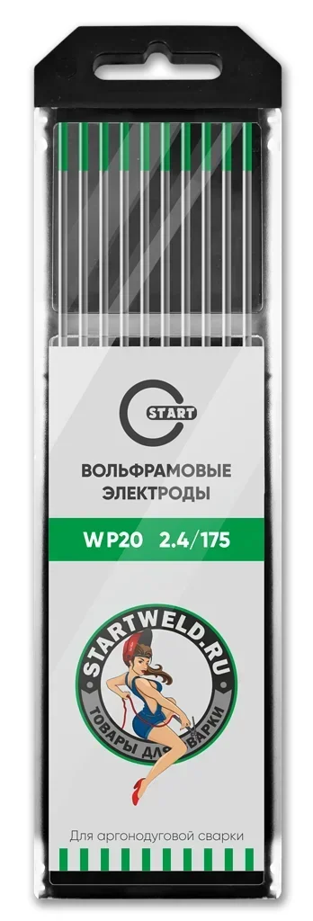 Вольфрамовый электрод WP 2,4/175 (зеленый) WP2024175