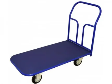 Фото для Тележка платформенная ТП-П 400 с резиновым покрытием (600х1200) (без колес)