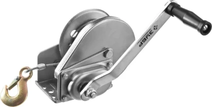 Фото для ЗУБР 0.5 т, 8 м, ручная барабанная подъемная тросовая лебедка, Профессионал (43117-0.5)