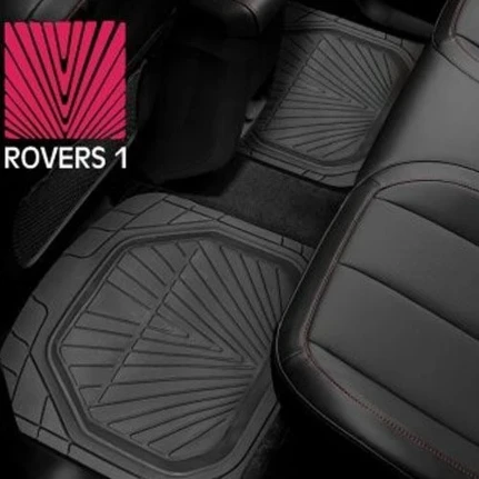 Фото для Коврики а/м CARFORT «Rovers 1» термопласт NBR, к-т 2шт. Black задний