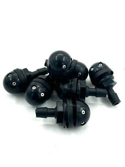 Фото для Форсунки омывателя круглые 2 отверстия на гайке